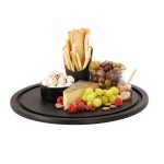 Black Round Serving Board